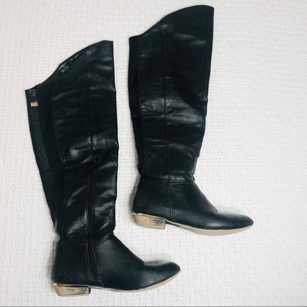 Over the Knee Boots With Zippers